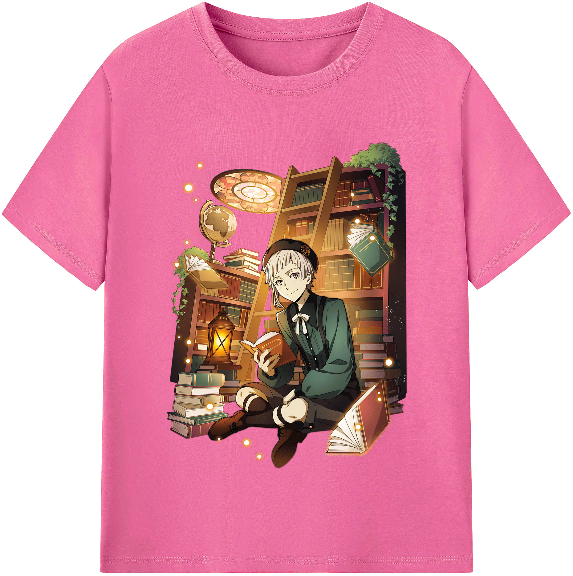 （画像用） 文豪ストレイドッグス Bungo Stray Dogs レディースカジュアルプリントTシャツ（綿100％）
